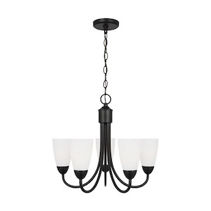 Seville - 5 Light Chandelier In Modern Style-17.5 Inches Tall and 21 Inches Wide - 1327065
