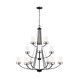 Sea Gull Lighting-Robie-12 Light Chandelier - 1081150