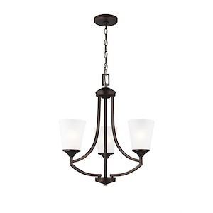 Sea Gull Lighting-Hanford-3 Light Chandelier - 1081158
