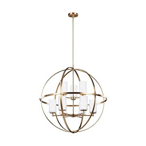 Sea Gull Lighting-Alturas 9-Light 2-Tier Chandelier in Transitional Style - 597435