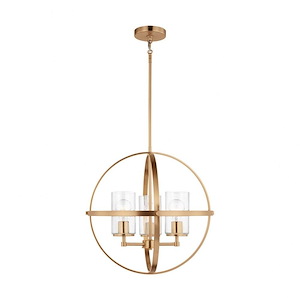 Sea Gull Lighting-Alturas-3 Light Chandelier In Contemporary Style-18.75 Inch Tall and 19 Inch Wide - 1161053