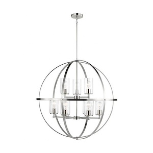 Sea Gull Lighting-Alturas-9 Light Chandelier In Contemporary Style-32.63 Inch Tall and 32.5 Inch Wide - 1156408