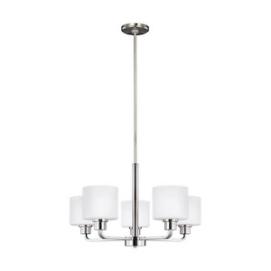 Sea Gull Lighting-Canfield-100W Five Light Chandelier - 1081165