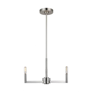 Fullton-3 Light Chandelier In Modern Style-10.5 Inch Tall and 10 Inch Wide - 1286450