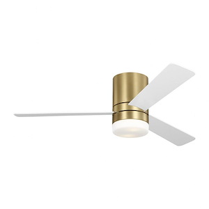 Era - 3 Blade Hugger Ceiling Fan with Light Kit-13 Inch Tall and 52 Inch Wide - 1366636