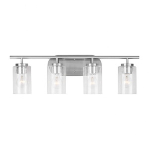 Sea Gull Lighting-Oslo-4 Light Wall Sconce In Contemporary Style-8.5 Inch Tall and 27.5 Inch Wide - 1157179