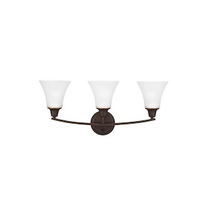 Sea Gull Lighting-Metcalf-Three Light Wall/Bath Sconce - 598967