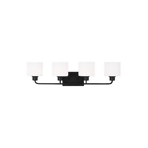 Sea Gull Lighting-Canfield-4 Light Wall Sconce In Modern Style-8.38 Inch Tall and 31.88 Inch Wide - 1157290