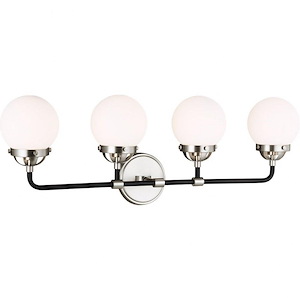 4 Light Bath Vanity-30 Inch wide by 10.75 Inch high - 1286332