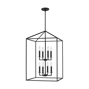Sea Gull Lighting-Perryton-8 Light Large Hall Foyer - 1157863