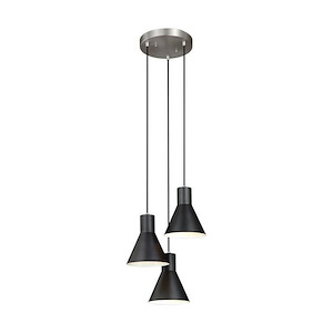 Sea Gull Lighting-Towner-60W Three Light Cluster Pendant - 690463