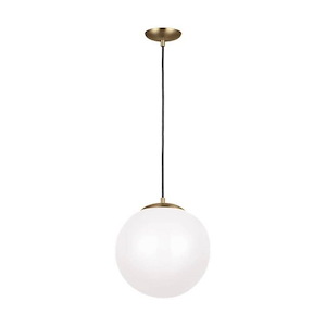 Hanging Globe-14W 1 LED Extra-Large Pendant in Contemporary Style-14 Inch wide by 14.75 Inch high - 1286283