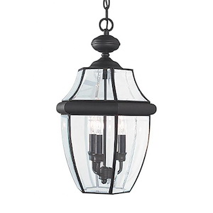 Sea Gull Lighting-Three Light Outdoor in Traditional Style-12 Inch wide by 20.75 Inch high - 594369