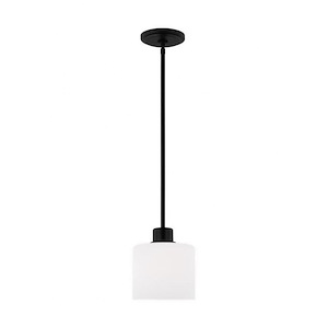 Sea Gull Lighting-Canfield-9W 1 LED Pendant In Modern Style-6.38 Inch Tall and 5.5 Inch Wide - 1156350