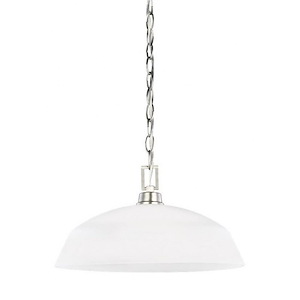 Sea Gull Lighting-Kerrville-100W One Light Pendant in Transitional Style-15 Inch wide by 8 Inch high - 596846