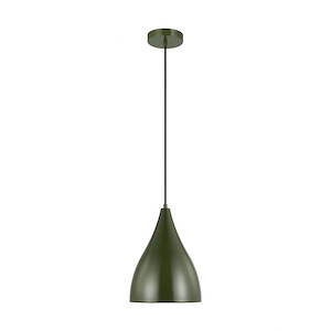 Oden-1 Light Small Pendant In Casual Style-11.75 Inch Tall and 9 Inch Wide - 1286591