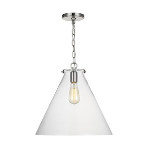 Kate-1 Light Cone Pendant-16 Inch wide by 15.38 Inch high - 1286345