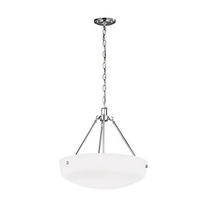 Sea Gull Lighting-Kerrville-100W Three Light Pendant in Transitional Style-19.25 Inch wide by 18.38 Inch high - 597873
