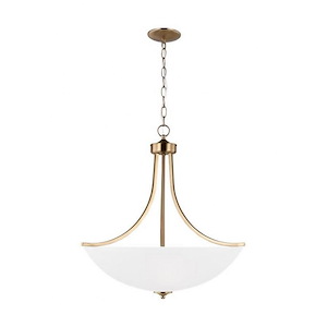 Sea Gull Lighting-Geary-4 Light Pendant In Transitional Style-27.13 Inch Tall and 25 Inch Wide - 1155587