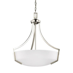 Sea Gull Lighting-Hanford-Three Light Pendant in Transitional Style-20.56 Inch wide by 22.63 Inch high - 597586