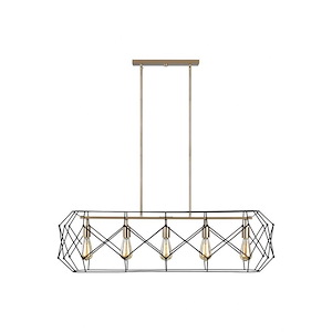 Zarra-5 Light Linear Pendant - 1286366