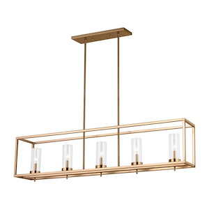 Zire-5 Light Chandelier In Modern Style-11 Inch Tall and 9 Inch Wide - 1286432