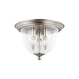 Sea Gull Lighting-Belton-40W Three Light Flush Mount - 690748