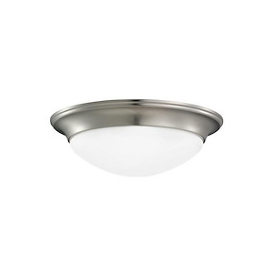 Sea Gull Lighting-Nash-1 Light Flush Mount in Contemporary Style-11.5 Inch wide by 4 Inch high - 594443