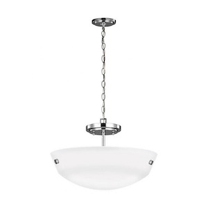 Sea Gull Lighting-Kerrville-2 Light Semi-Flush Convertible Pendant in Transitional Style-15 Inch wide by 10.5 Inch high - 594619