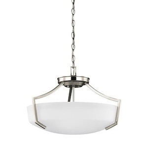 Sea Gull Lighting-Hanford-Three Light Convertible Pendant in Transitional Style-20.56 Inch wide by 14.25 Inch high - 598563