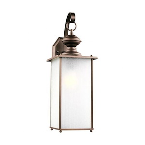 Sea Gull Lighting-Jamestowne-100W One Light Outdoor Wall Lantern in Transitional Style-7 Inch wide by 20.25 Inch high - 690939