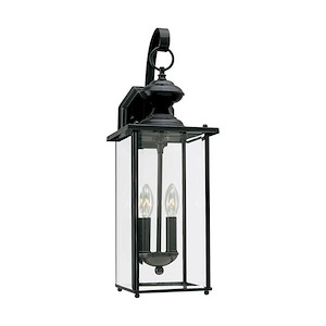 Sea Gull Lighting-Two Light Outdoor Wall Fixture in Transitional Style-7 Inch wide by 20.25 Inch high - 594056