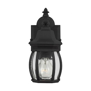 Sea Gull Lighting-Wynfield-1 Light Small Outdoor Wall Lantern in Traditional Style-5 Inch wide by 11.25 Inch high - 1082041