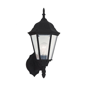 Sea Gull Lighting-Windgate-One Light Outdoor Wall Lantern in Traditional Style-8 Inch wide by 17 Inch high - 593553
