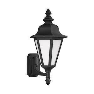 Sea Gull Lighting-Brentwood-100W One Light Outdoor Medium Wall Lantern in Traditional Style-10.25 Inch wide by 19.75 Inch high - 594528