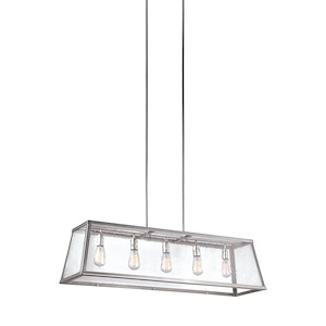 Feiss Lighting-Harrow-Five Light Island in Modern Style-12 Inch Wide by 13 Inch High - 1286516