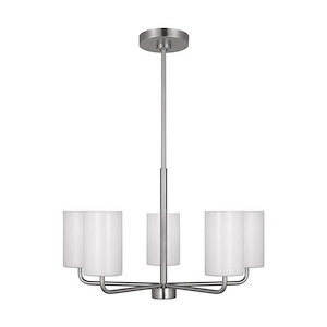 Rhett - 5 Light Medium Chandelier In Modern Style-14.13 Inches Tall and 24 Inches Wide - 1326971