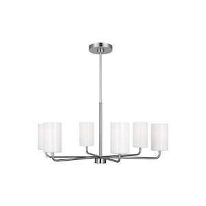 Rhett - 6 Light Large Chandelier In Modern Style-14.13 Inches Tall and 32 Inches Wide - 1326843