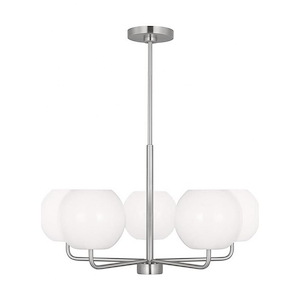 Rory - 5 Light Medium Chandelier In Modern Style-14.13 Inches Tall and 26.88 Inches Wide - 1326746