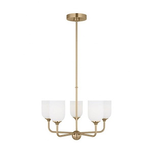 Emile - 5 Light Medium Chandelier In Traditional Style-17.25 Inches Tall and 20 Inches Wide - 1326974