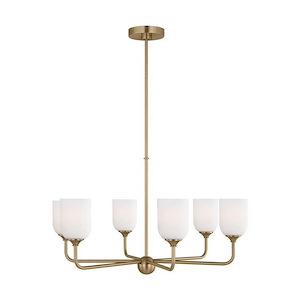 Emile - 6 Light Large Chandelier In Traditional Style-17.25 Inches Tall and 30 Inches Wide - 1326733
