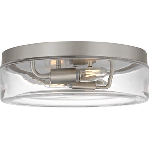 Rhett - 60W 2 LED Flush Mount-3.75 Inch Tall and 12 Inch Wide - 1395315