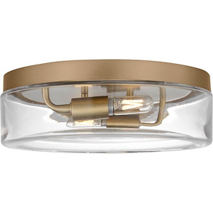 Rhett - 2 Light Flush Mount-3.75 Inch Tall and 12 Inch Wide - 1395129