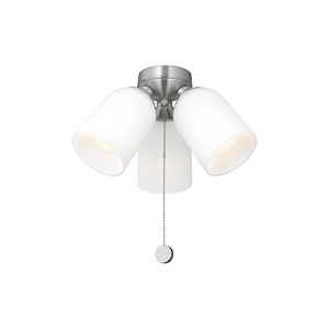 Emile - 9W 3 LED Ceiling Fan Light Kit-7.88 Inch Tall and 13.75 Inch Wide - 1372799