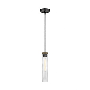 Feiss Lighting-Angelo-Pendant 1 Light in Rustic Style-3.38 Inch Wide by 15.25 Inch High - 990125