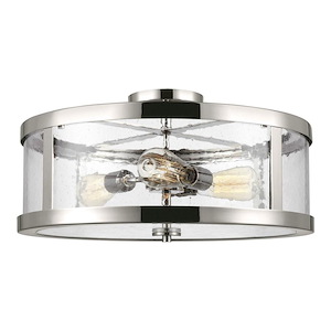 Feiss Lighting-Harrow-Three Light Semi Flush Mount in Modern Style-19.63 Inch Wide by 10.13 Inch High - 1286561