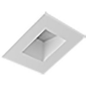 Verse - 3 Inch 3000K LED Square Slope Trim (Pack of 2)-2.6 Inch Tall and 4.6 Inch Wide - 1364734