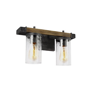 Feiss Lighting-Angelo-2 Light Bath Vanity Approved for Damp Locations in Rustic Style-15.88 Inch Wide by 9.38 Inch High - 990134