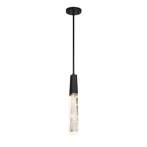 Drifting Droplets - 6W 1 LED Pendant-18.5 Inches Tall and 2.5 Inch Wide - 1335851