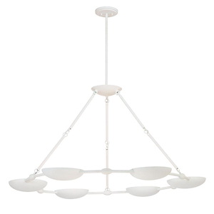 Undertas - 6 Light Chandelier-26.5 Inches Tall and 48 Inches Wide - 1335858